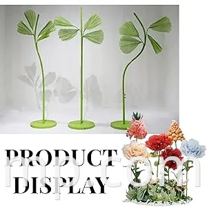 Decoração floral de peônia rosa encantadora com luz para eventos